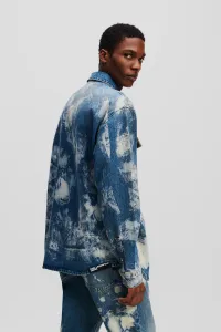 Košeľa Karl Lagerfeld Jeans Klj Bleach Denim Overshirt Bleached Denim