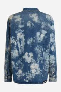 Košeľa Karl Lagerfeld Jeans Klj Bleach Denim Overshirt Bleached Denim