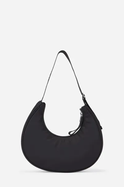 Kabelka Karl Lagerfeld Jeans Klj Essential Nylon Moon Bag Black