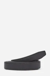 Opasok Karl Lagerfeld Jeans Klj Thin Leather Belt Black
