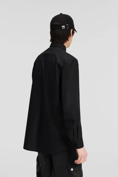 Košeľa Karl Lagerfeld Jeans Klj Regular Woven Shirt Black