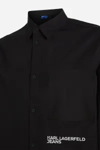 Košeľa Karl Lagerfeld Jeans Klj Regular Woven Shirt Black