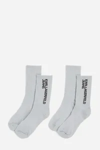Ponožky Karl Lagerfeld Jeans Klj 2Pk Socks Silver Steel