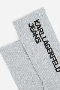 Ponožky Karl Lagerfeld Jeans Klj 2Pk Socks Silver Steel