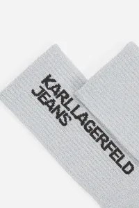 Ponožky Karl Lagerfeld Jeans Klj 2Pk Socks Silver Steel