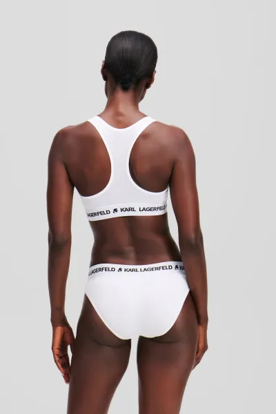 Spodná Bielizeň Karl Lagerfeld Logo Brief Black/White/Grey