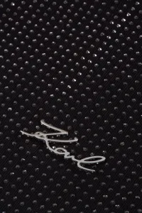Sveter Karl Lagerfeld Rhinestone Fashion Sweater Black