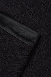 Sukňa Karl Lagerfeld Fan Lace Skirt Black