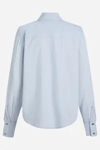 Košeľa Karl Lagerfeld Karl Snap Poplin Shirt Kentucky Blue