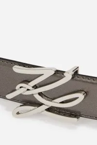 Opasok Karl Lagerfeld K/Autograph H3 Belt Gunmetal