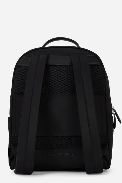 Batoh Karl Lagerfeld Ikon Nylon Backpack Black