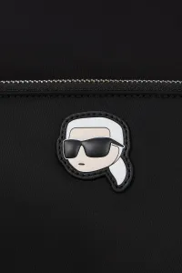 Batoh Karl Lagerfeld Ikon Nylon Backpack Black