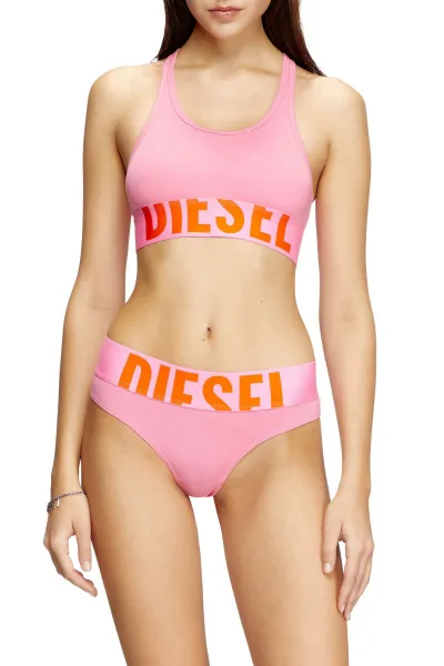 Spodná Bielizeň Diesel Ufsb-Cotton-Race-Bralette-Xl B Sugar Plum