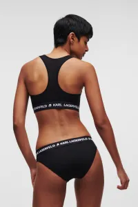 Spodná Bielizeň Karl Lagerfeld Logo Bralette Black