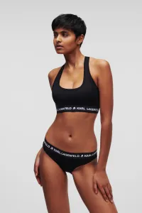 Spodná Bielizeň Karl Lagerfeld Logo Bralette Black