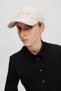 Šiltovka Karl Lagerfeld K/Signature Cap Cement