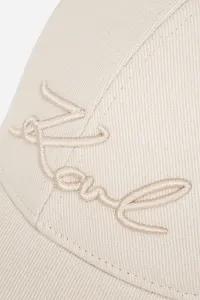 Šiltovka Karl Lagerfeld K/Signature Cap Cement