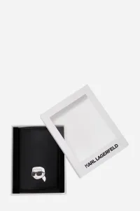 Púzdro Na Pas Karl Lagerfeld Ikon Passport Case Gp Black