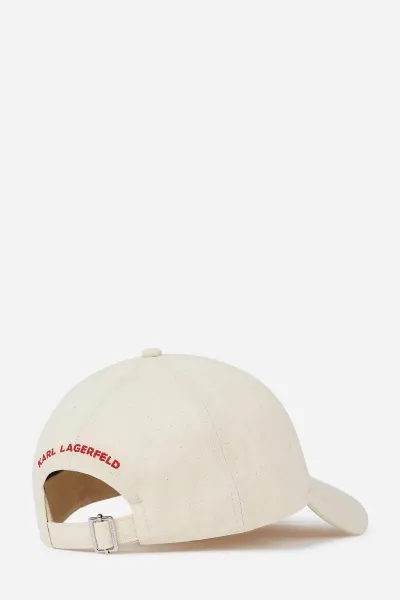 Šiltovka Karl Lagerfeld K/Hearts Cap Natural