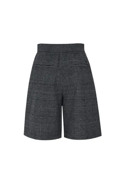 Šortky Dkny Pleated Shorts Gry/Blk