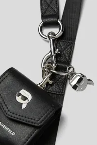 Vodítko Karl Lagerfeld K/Pet Ikon Leash+Bag Black