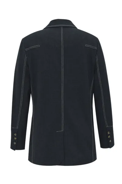 Sako Dkny Double Breast Blazer Dark Grey