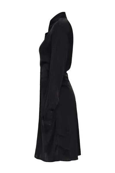 Šaty Dkny Woven Dress Black