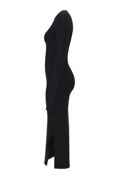 Šaty Dkny 115Cm Knit Dress Black