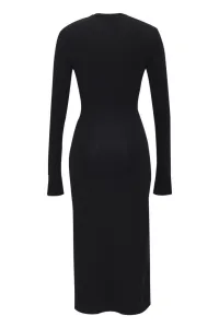 Šaty Dkny 115Cm Knit Dress Black