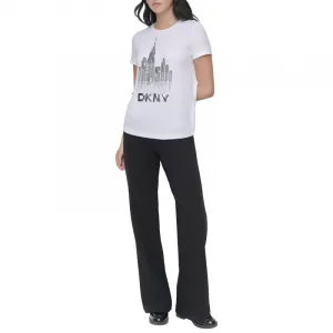 Tričko Dkny S/S City Scape Hotfi White