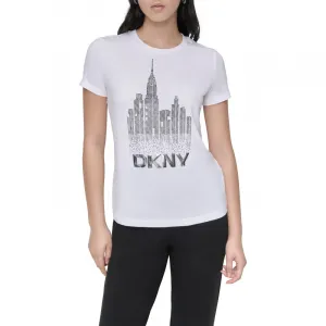 Tričko Dkny S/S City Scape Hotfi White
