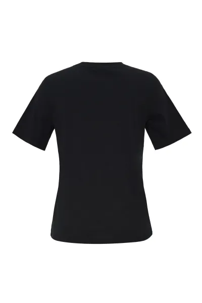Tričko Dkny Regular T Shirt W/Ve Black