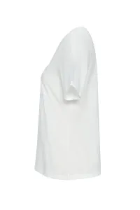 Tričko Dkny Regular T Shirt W/Ve White