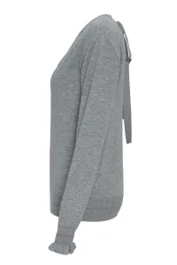 Sveter Dkny V Neck Sweater W/Bac Grey