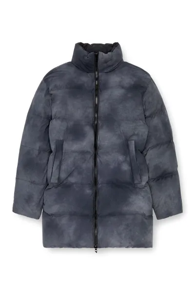 Bunda Diesel W-Raveel-Long Jacket Black 2
