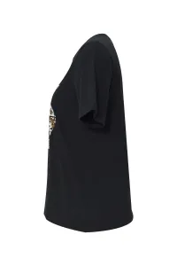 Tričko Dkny Regular T Shirt Black