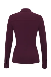 Sveter Dkny Knit Shirt Burgundy