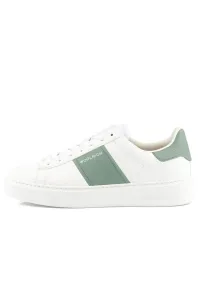 Tenisky Woolrich Classic Court Man Calf - Grana White - Green