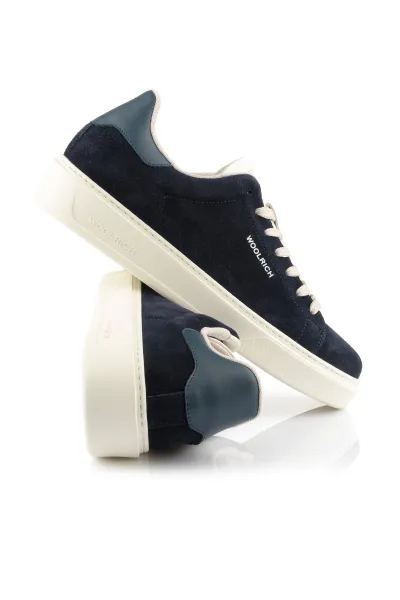 Tenisky Woolrich Classic Court Man Camoscio Blue