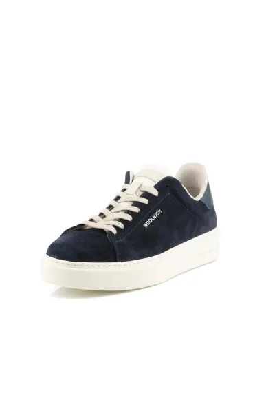 Tenisky Woolrich Classic Court Man Camoscio Blue