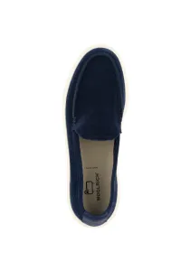 Poltopánky Woolrich Boat Slip On Loafer Man Rovesciato Blue