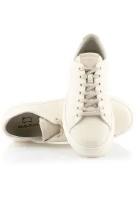 Tenisky Woolrich Boat Shoe Lacing Man Grana Cream