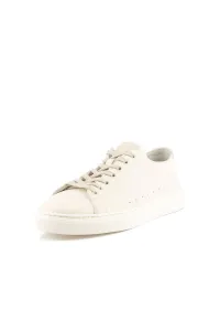 Tenisky Woolrich Boat Shoe Lacing Man Grana Cream