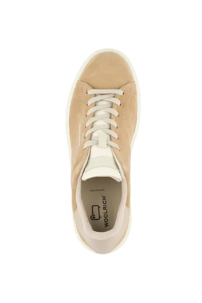 Tenisky Woolrich Classic Court Man Camoscio Beige