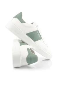 Tenisky Woolrich Classic Court Man Calf - Grana White - Green