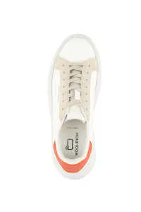 Tenisky Woolrich Chunky Court Women Calf - Camoscio White - Beige