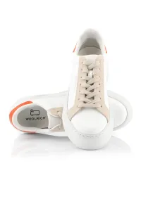 Tenisky Woolrich Chunky Court Women Calf - Camoscio White - Beige