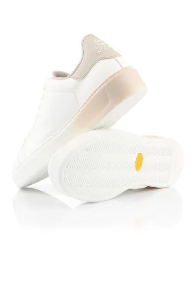 Tenisky Woolrich Classic Court Women Calf - Pvc White-Beige