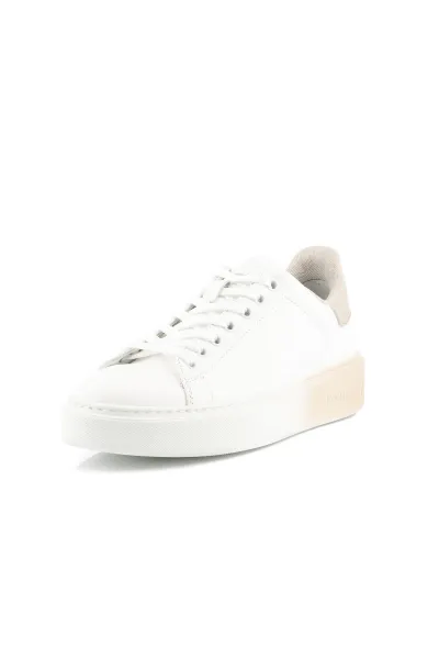 Tenisky Woolrich Classic Court Women Calf - Pvc White-Beige