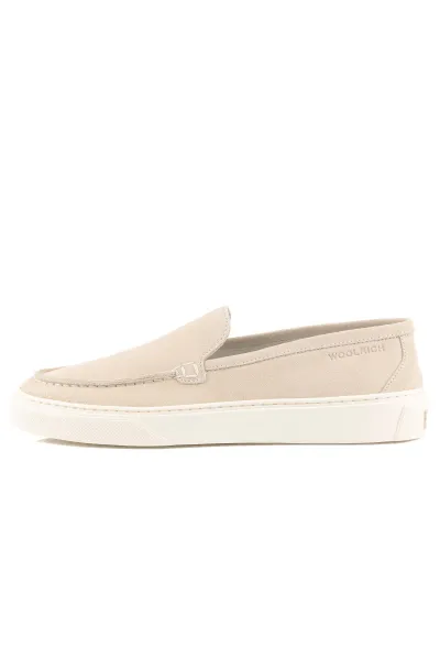 Poltopánky Woolrich Slip On Loafer Women Camoscio Beige
